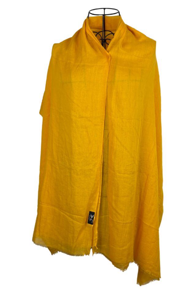 Esarfa dama uni 25V, galben 180 x 95 cm