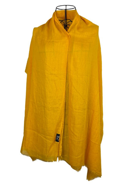 Esarfa dama uni 25V, galben 180 x 95 cm