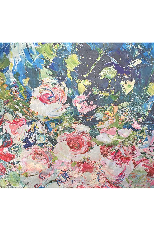 Esarfa patrata NR dama, Dacali, roz, 70x70 cm