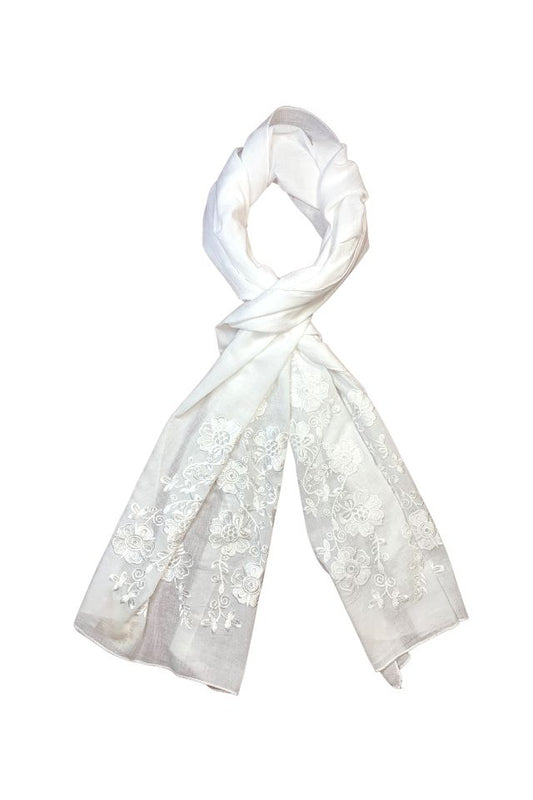 Marama traditionala dama MCP alb crystal