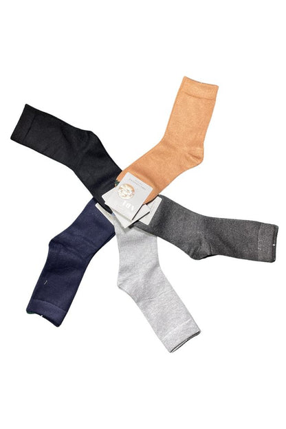 Set 5 perechi sosete barbati din angora AU, Dacali, marimea 40-44, multicolor
