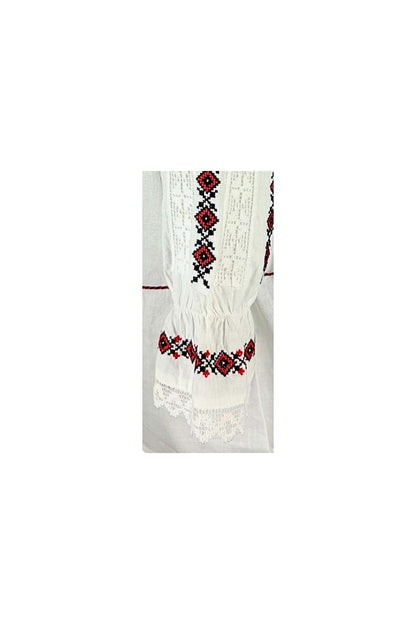 Bluza dama O26F alb/rosu bordo