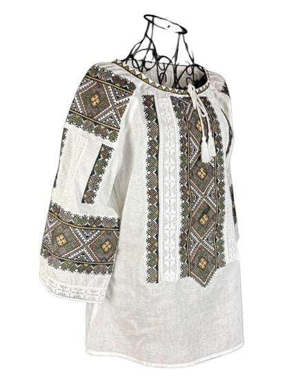 Bluza dama O25 alb/maro
