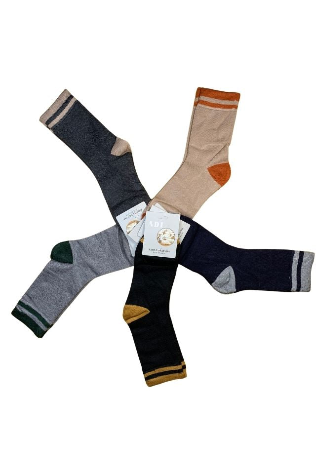 Set 10 perechi sosete barbati din angora AU, Dacali, marimea 40-44, multicolor