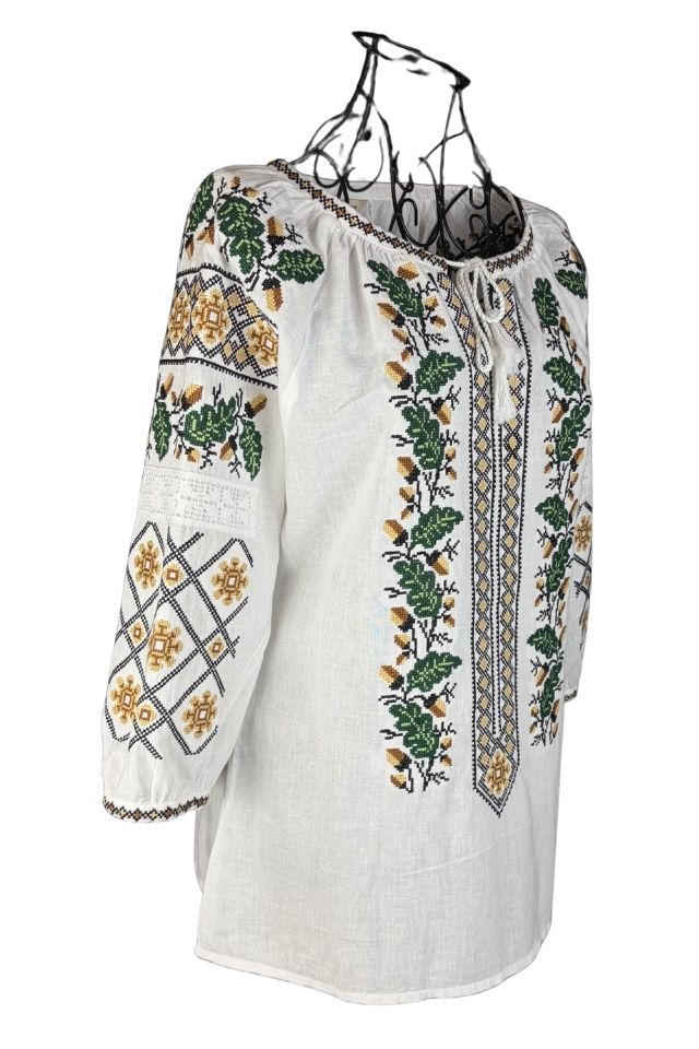 Bluza dama IU26 alb/maro
