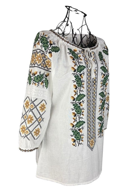 Bluza dama IU26 alb/maro