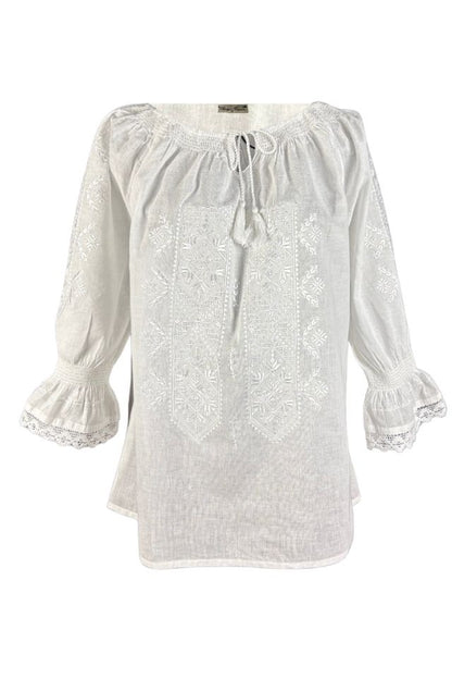 Bluza dama RA25 alb crystal