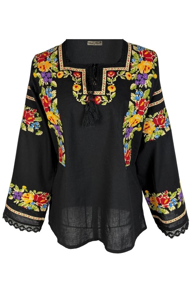 Bluza dama DF negru/galben