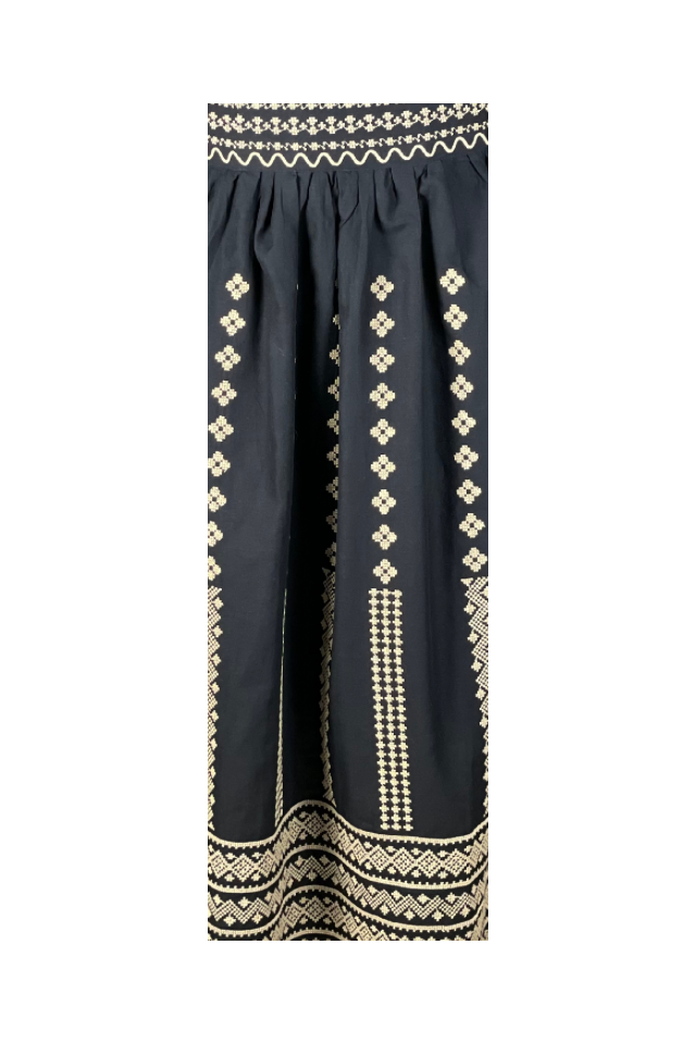 Fusta dama R24F, negru/bej