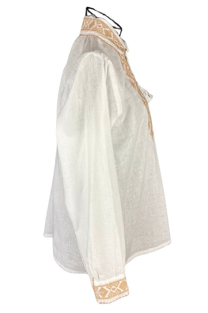 Bluza baieti CPB2 alb/bej