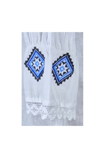 Bluza dama tip ie RD24, alb/negru