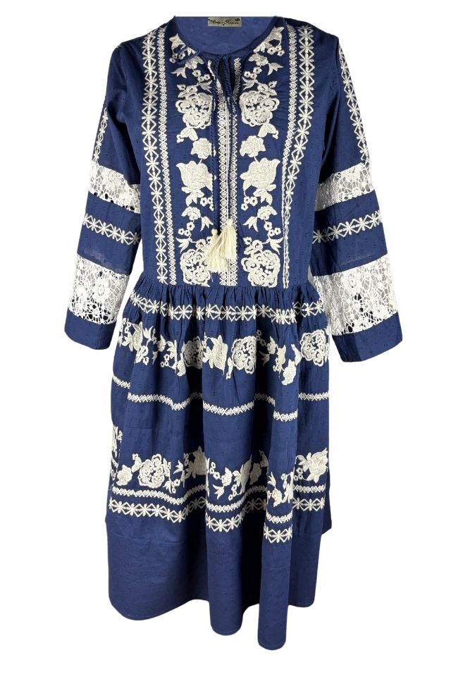 Rochie dama casual RL25 albastru