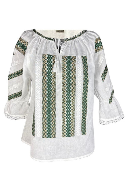 Bluza dama DEC alb/crem