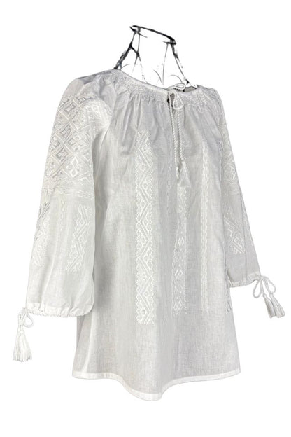 Bluza dama tip ie 256 alb imaculat