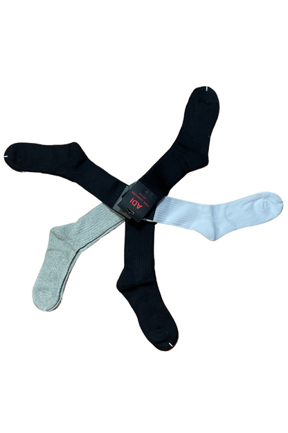 Set 5 perechi sosete barbati sport din bumbac fara cusaturi, Dacali, marimea 40-44, multicolor