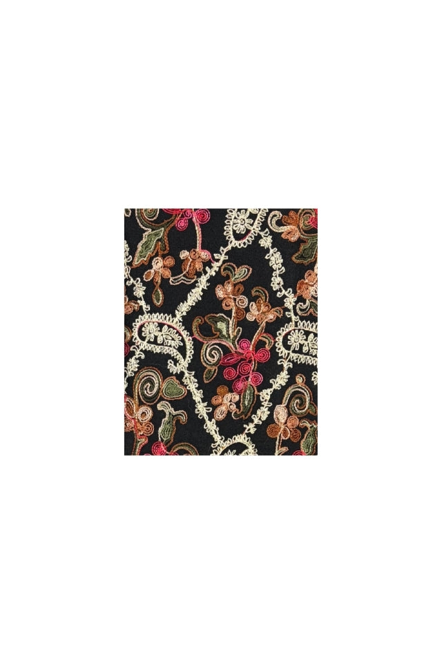 Fular dama tip poncho de lux negru