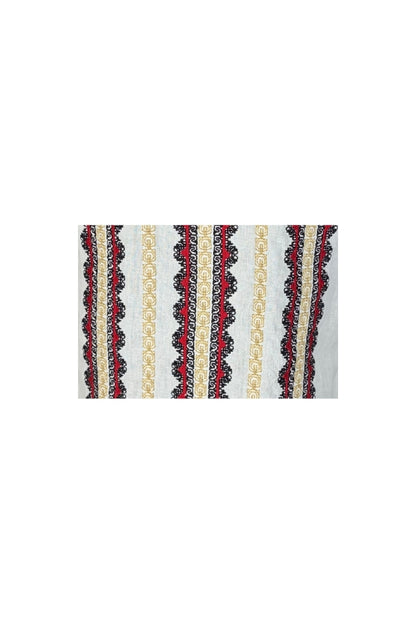 Bluza dama IU26 alb/rosu bordo