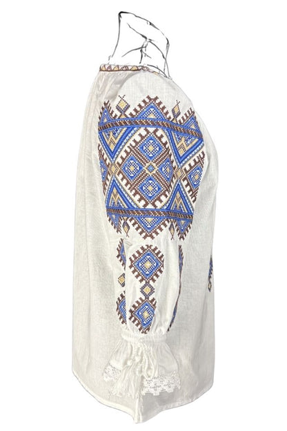 Bluza dama M26 alb/maro