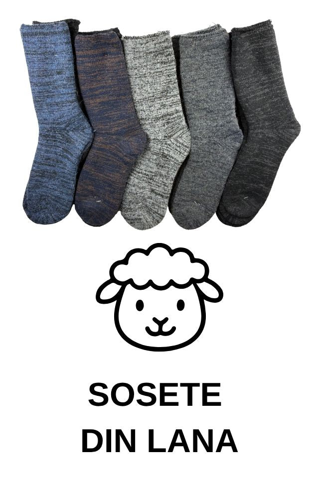 Sosete 10 perechi sosete barbati din lana