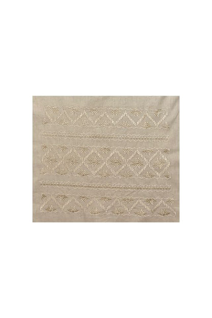 Esarfa tip marama traditionala, bej, 180 x 53 cm