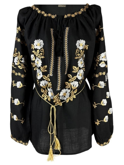 Bluza dama tip ie I26 negru/alb