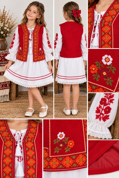 Vesta fete CPOF rosu