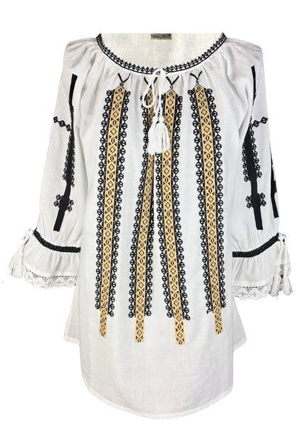 Bluza dama 2IU26 alb/crem