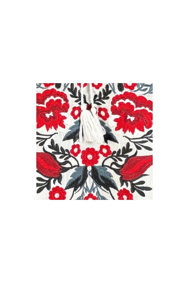 Bluza dama RA25 alb/rosu bordo