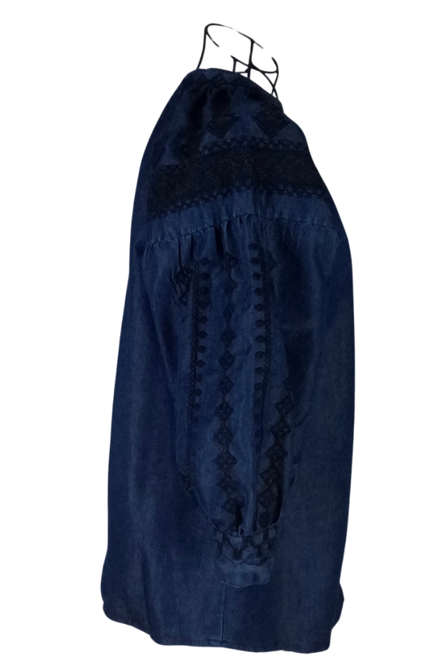 Bluza tip ie dama denim B23, bleumarin