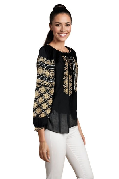Bluza dama tip ie I26 negru/bej