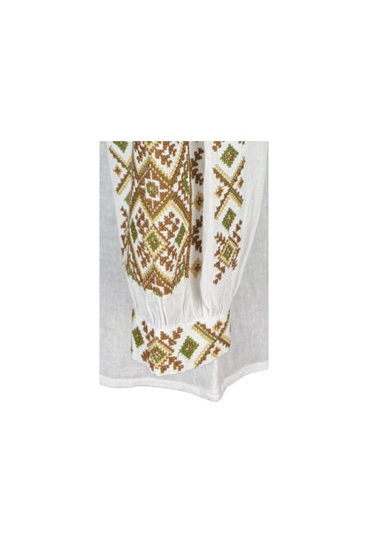 Bluza dama IL26 alb/maro