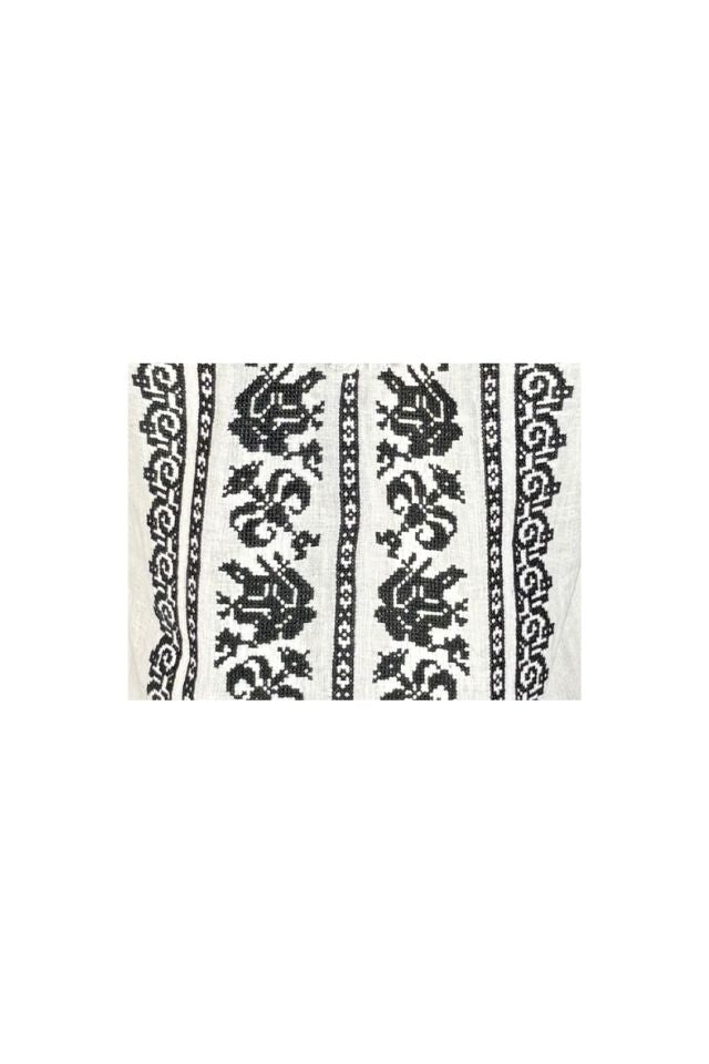 Bluza dama RS25 alb/negru mahon