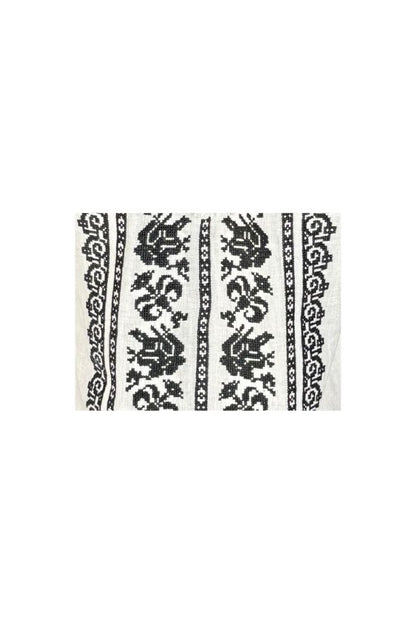 Bluza dama RS25 alb/negru mahon