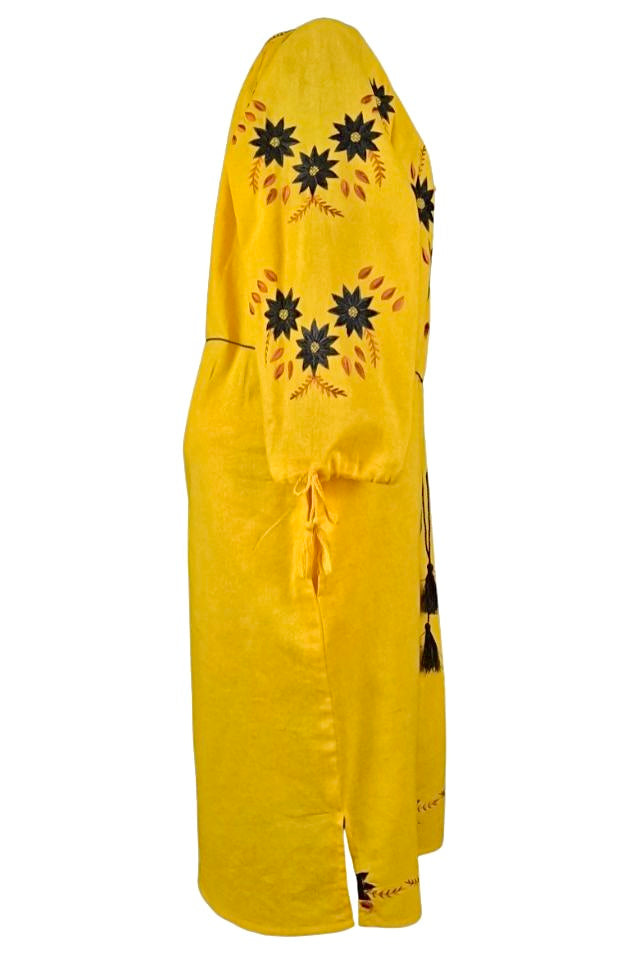 Rochie dama casual RDF, galben