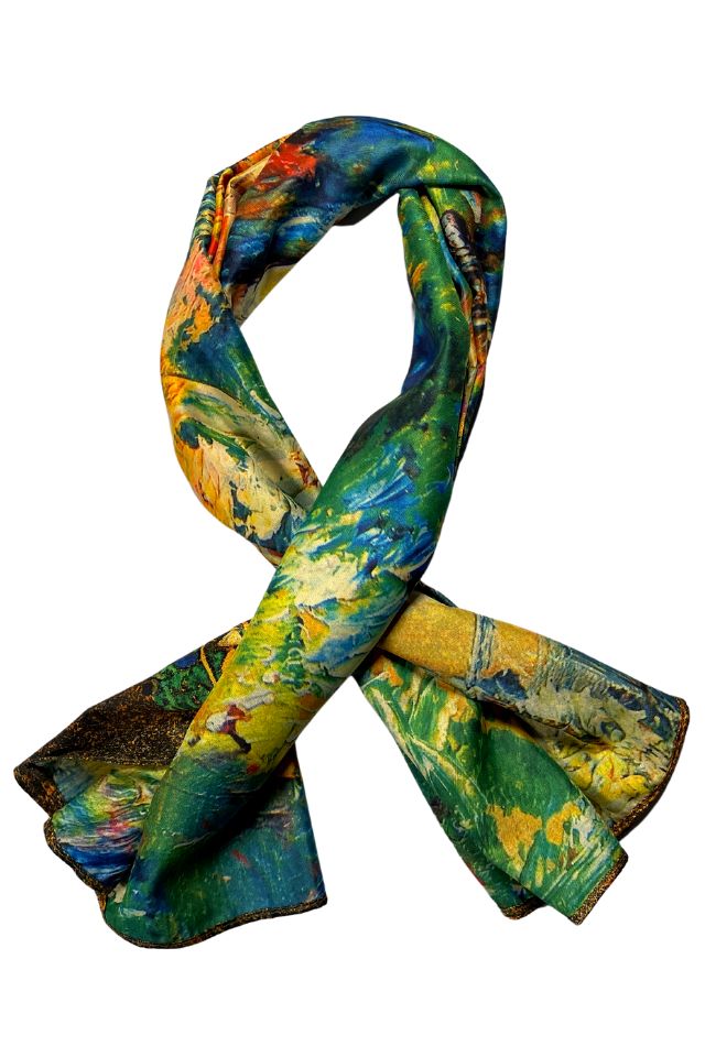 Esarfa patrata S dama, Dacali, maro ruginiu, 70x70 cm