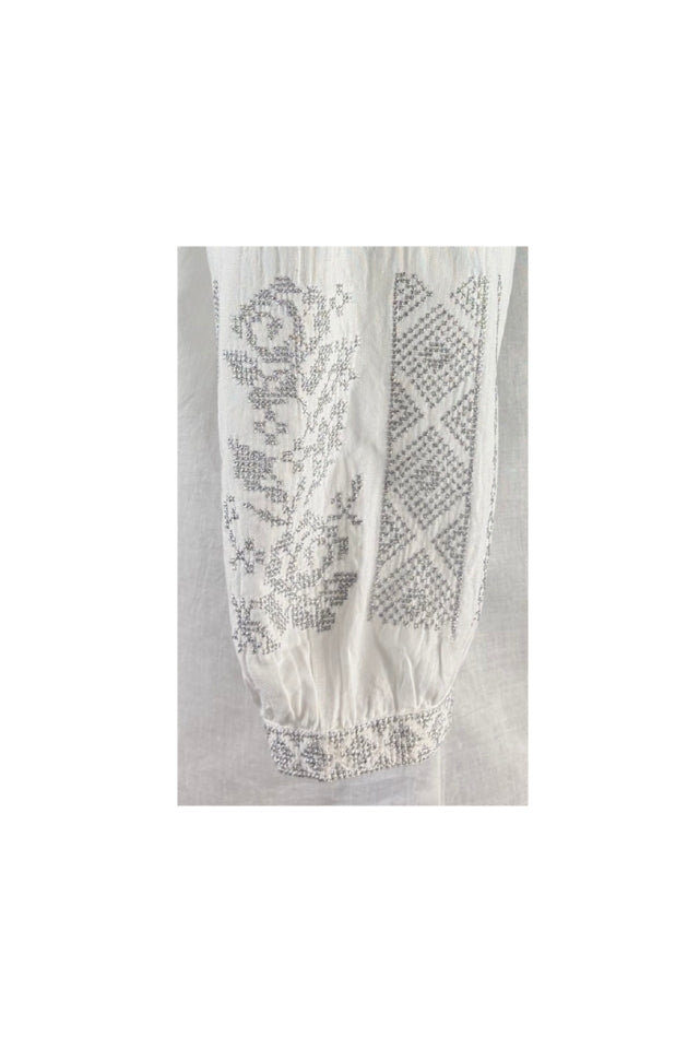 Bluza dama AU26 alb/argintiu