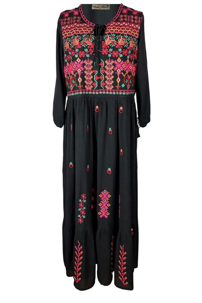 Rochie dama 025 negru/ciclam