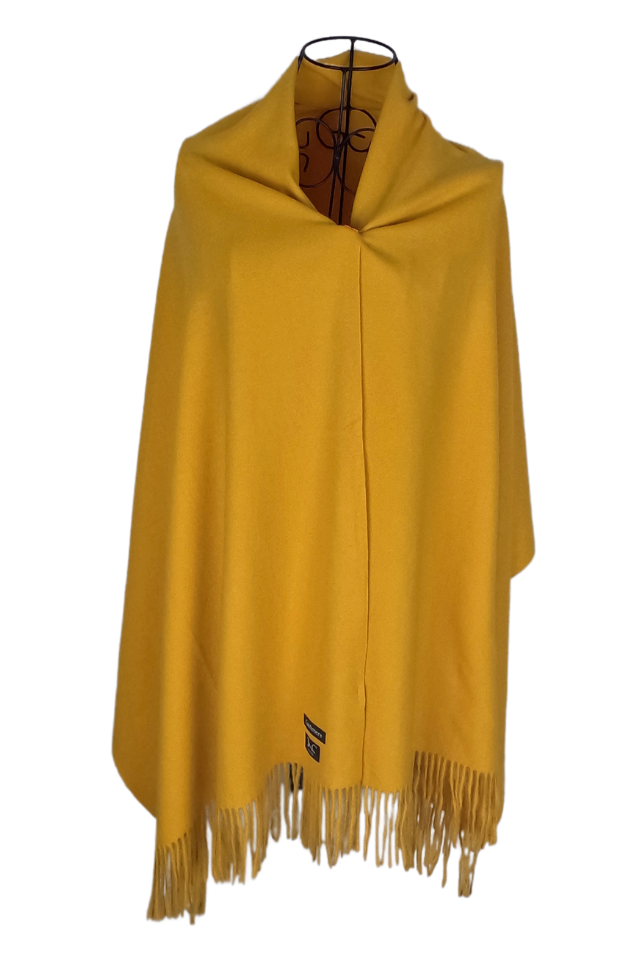 Fular dama uni 24U, 180x70cm, galben