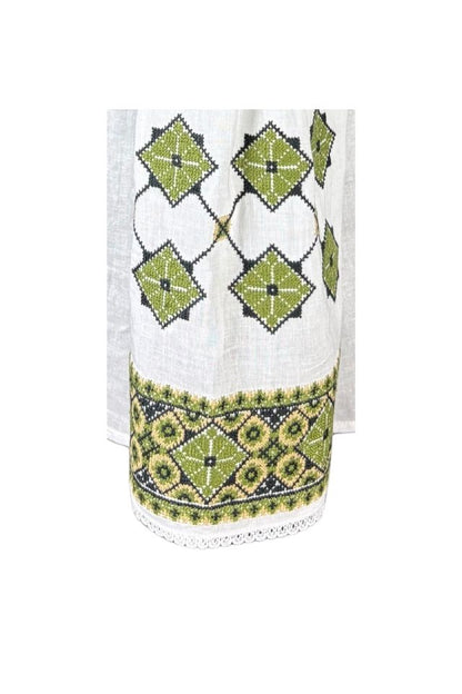 Bluza dama tip ie I26 alb/olive