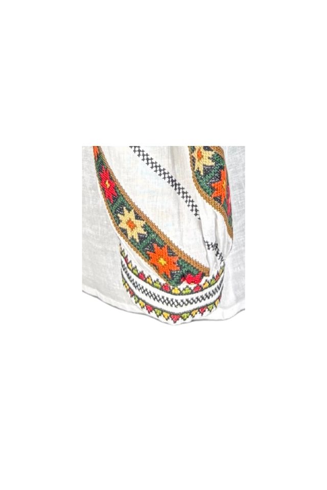 Bluza dama DF alb/portocaliu