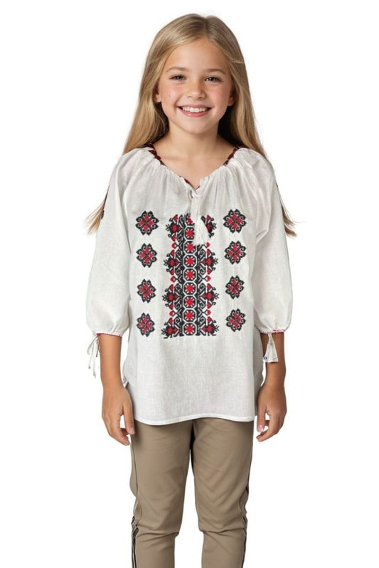 Bluza fete CPO alb/negru