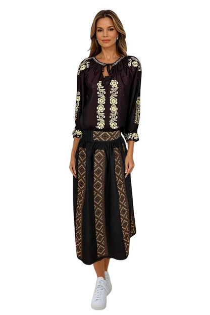 Fusta dama 24F negru maro
