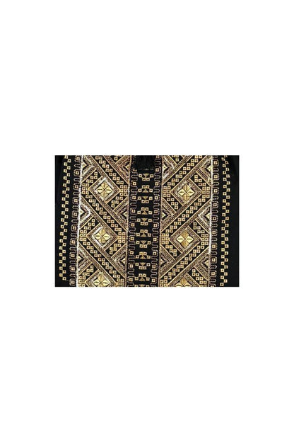 Bluza tip ie dama R24, negru/auriu
