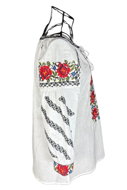 Bluza dama RFN 2 alb/galben
