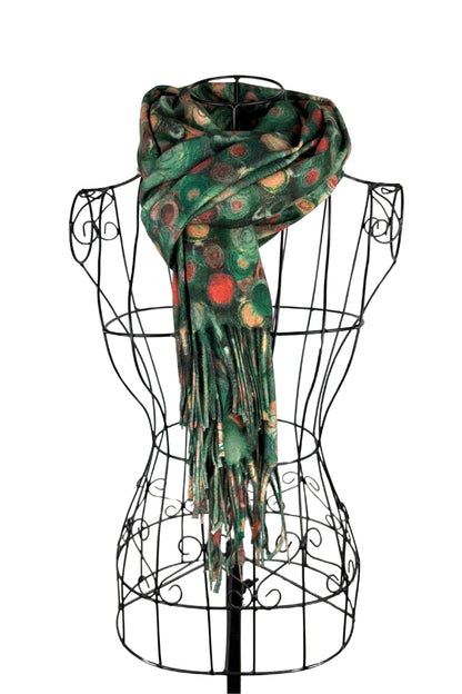 Fular dama tip casmir SEC verde