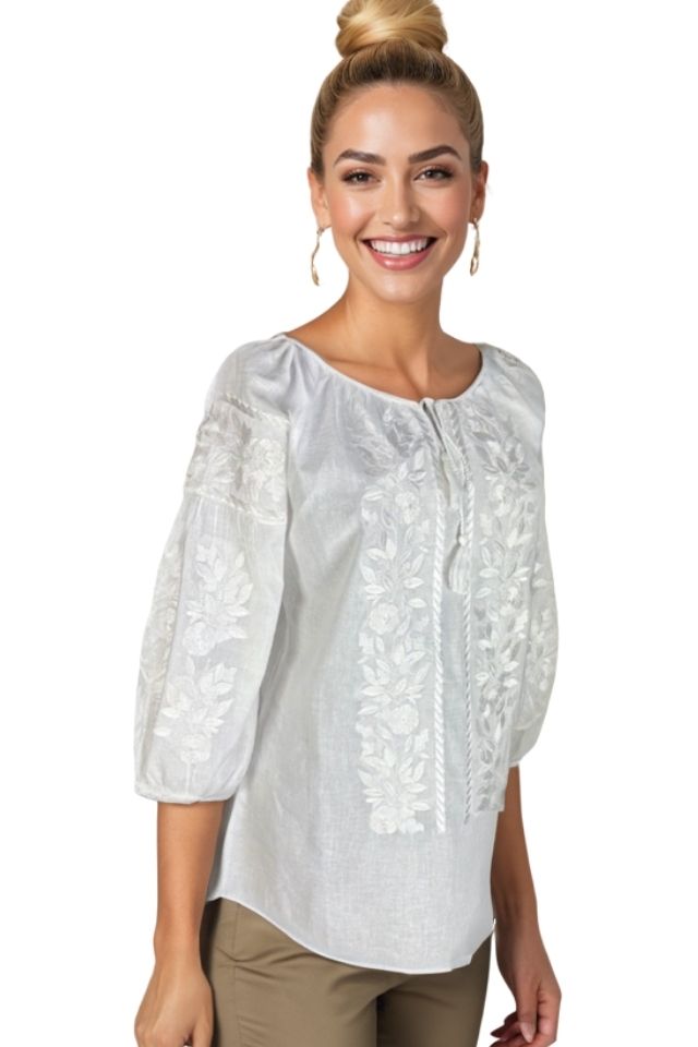 Bluza dama DEC alb optic