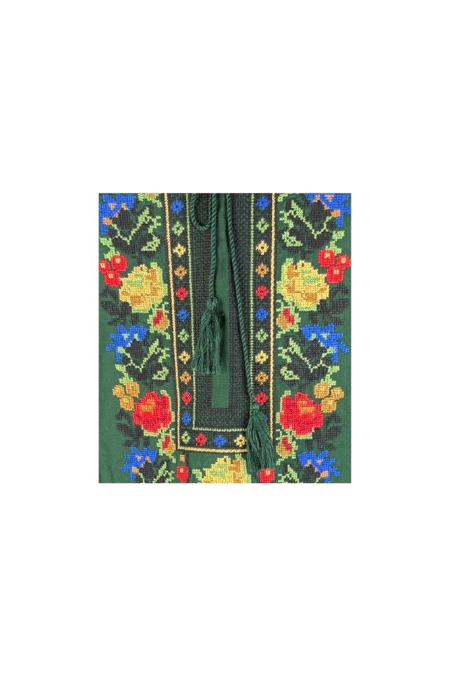 Rochie traditionala dama R verde