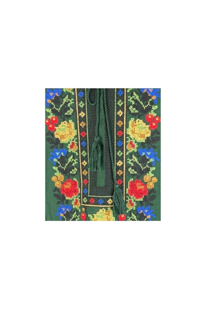 Rochie traditionala dama R verde