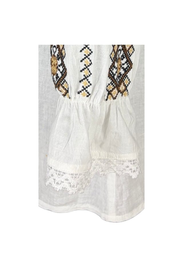 Bluza dama IL26 alb/maro