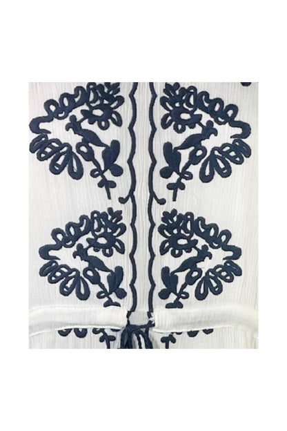 Rochie dama casual RL24, alb/gri